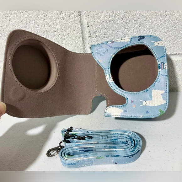 Shopee FujiFilm Mini 8 9 Instant Camera Case Bag Llama Blue NEW Fuji Film - Picture 11 of 12